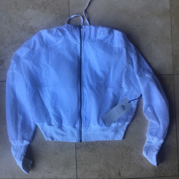 ALO Yoga Jackets & Blazers - Alo yoga aqua jacket size small NWT